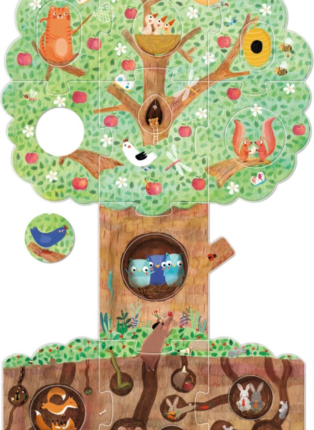 Puzzle recto-verso Mon Petit Pommier - 20 pièces