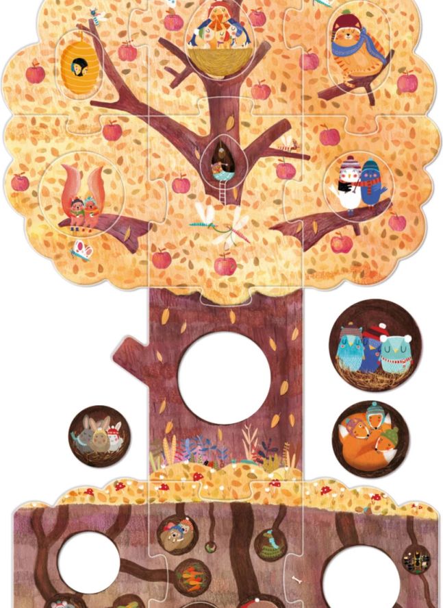 Puzzle recto-verso Mon Petit Pommier - 20 pièces