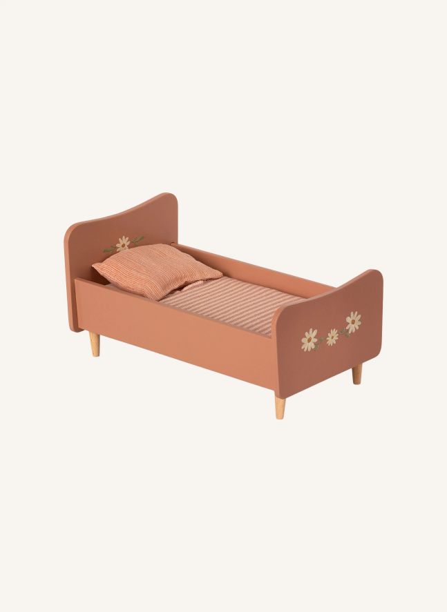 Mini lit en bois | Rose