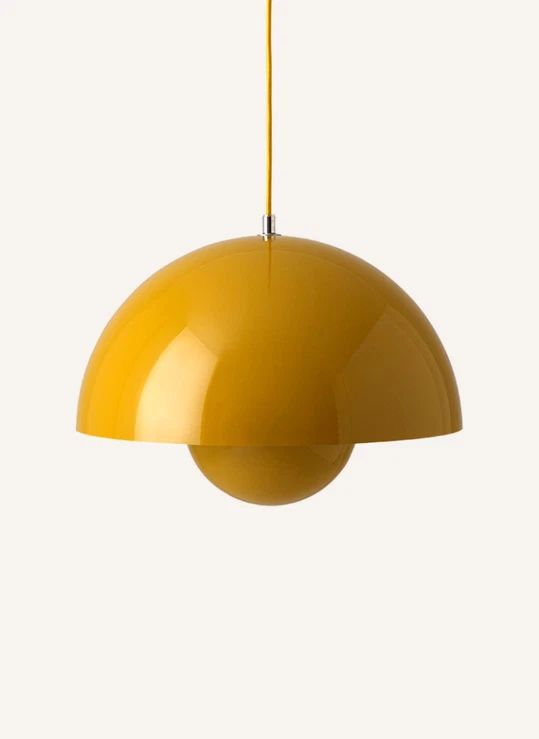 Flowerpot Pendant Lamp VP7 - Vener Panton | Mustard