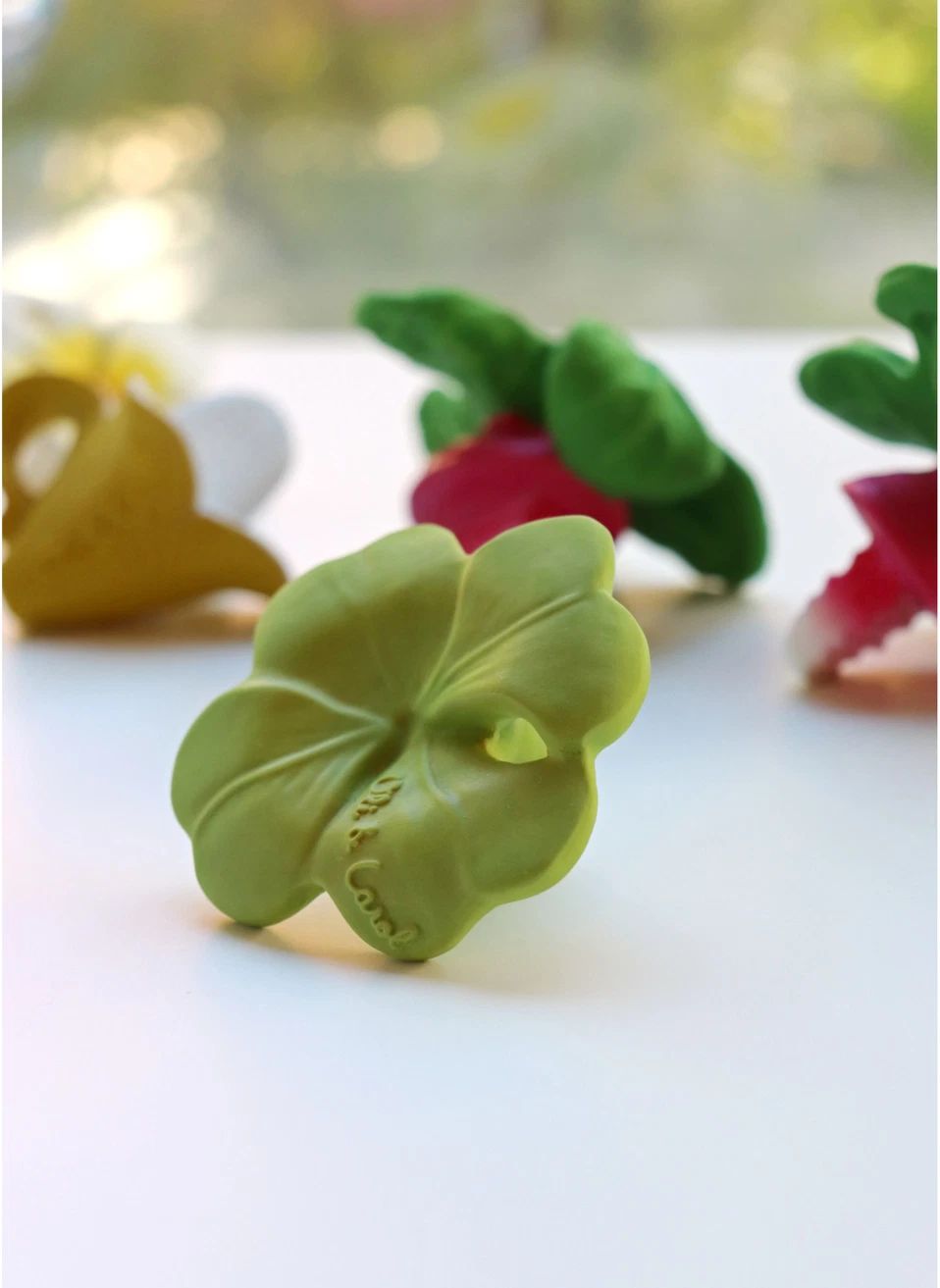Jouet de dentition Trèfle | Vert- Image produit n°6