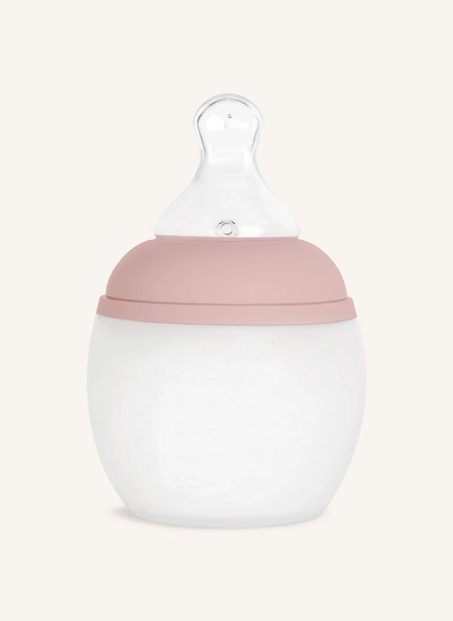 Biberon en silicone médical et tétine physiologique | Blush