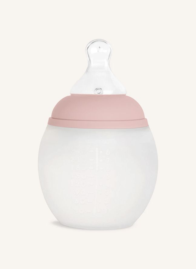 Biberon en silicone médical et tétine physiologique | Blush