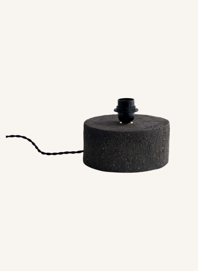 Lampe Kalé en grès  | Noir