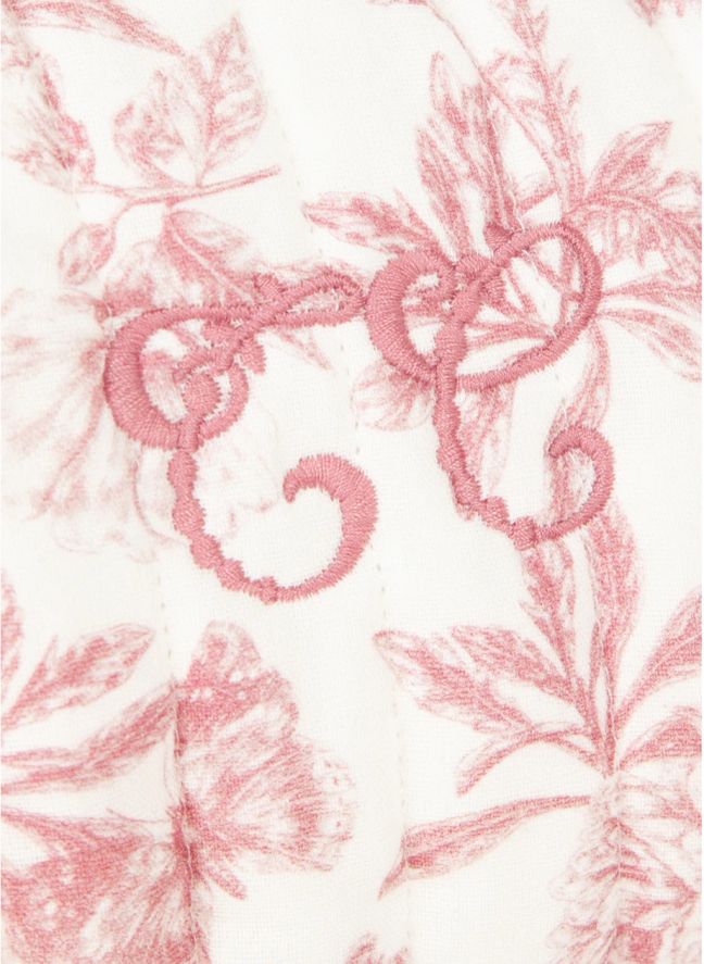 Trousse de toilette Toile de Jouy | Rose pêche