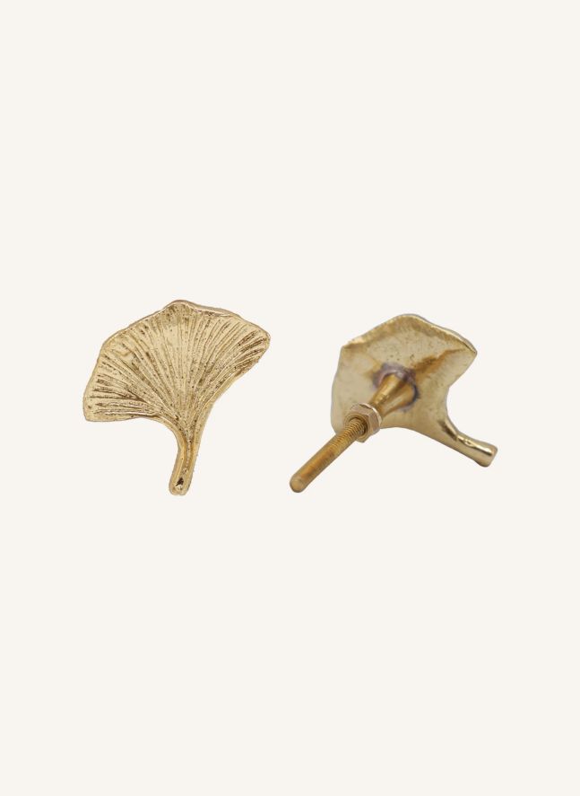 Manilla de la puerta Ginko | Marrón Dorado