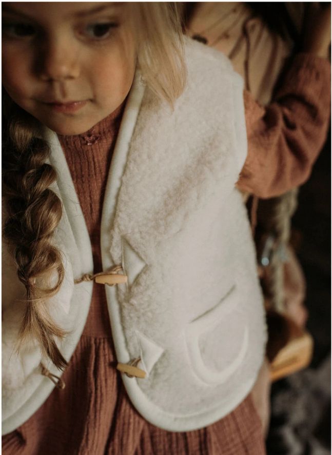 Gilet Sans Manches Alpen | Ecru