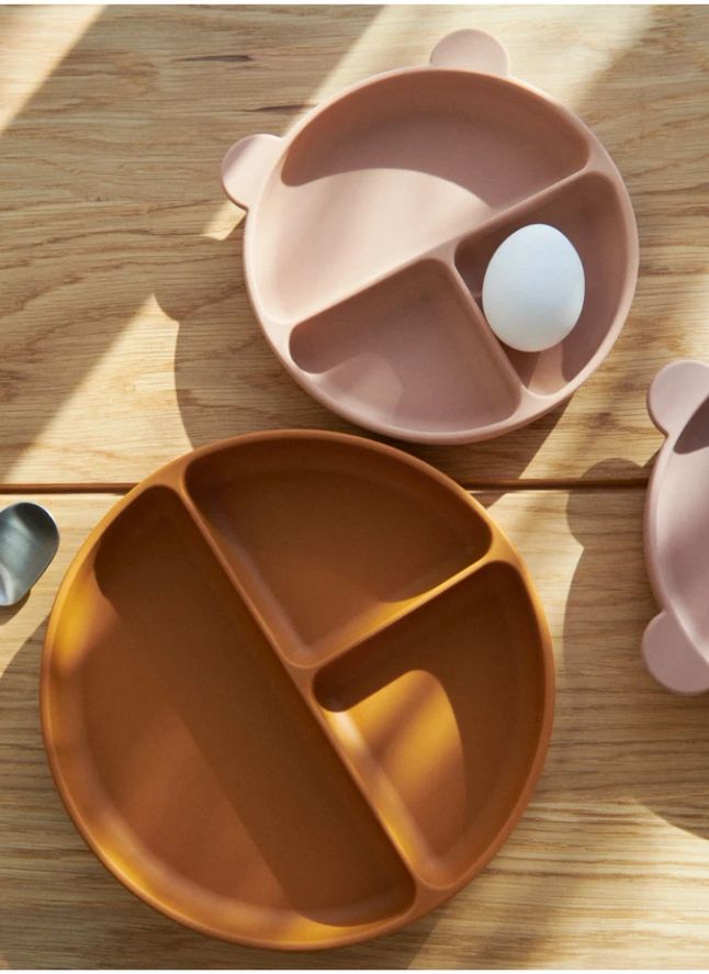 Bols Connie en silicone- Set de 2 | Vieux Rose
