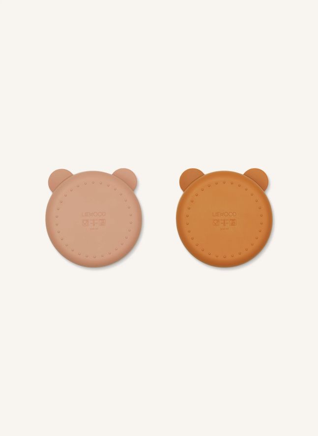 Bols Connie en silicone- Set de 2 | Vieux Rose
