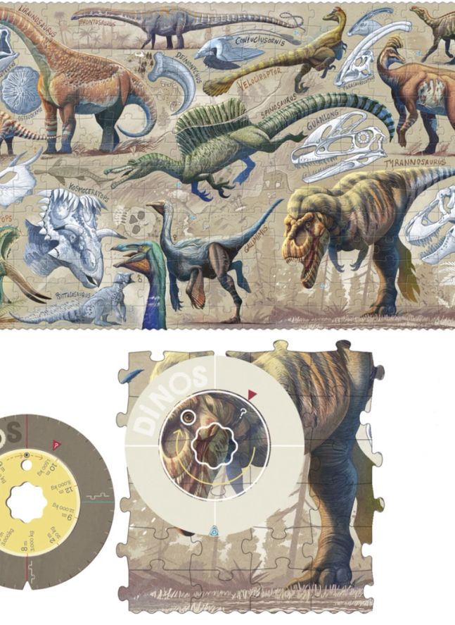 Puzzle Dinos Explorer - 350 pièces