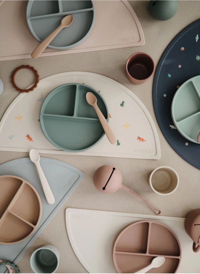 Assiette en silicone | Blush