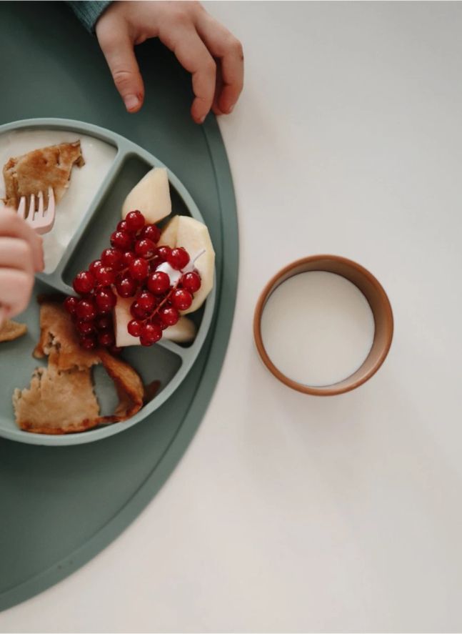 Assiette en silicone | Sauge