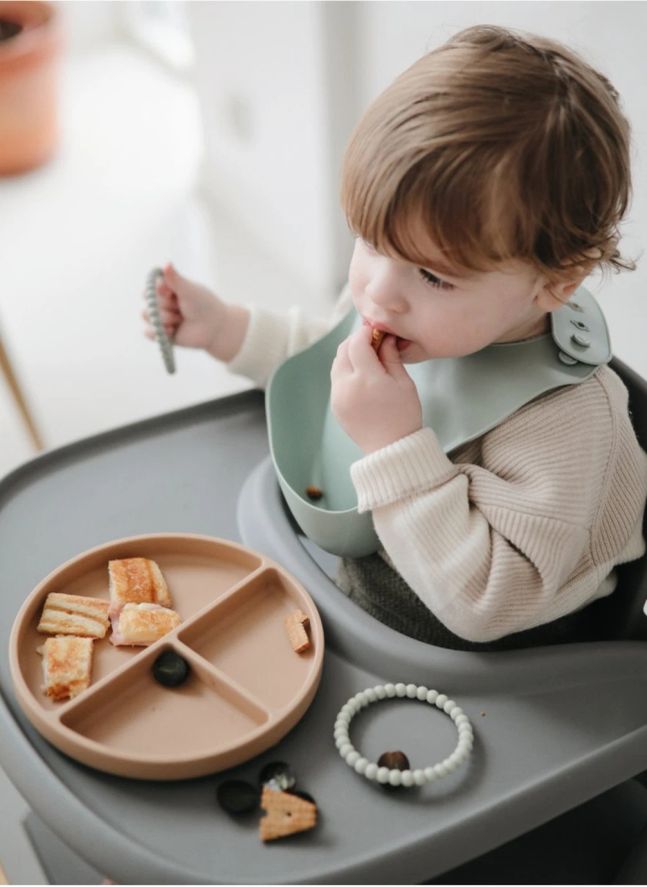 Assiette en silicone | Beige