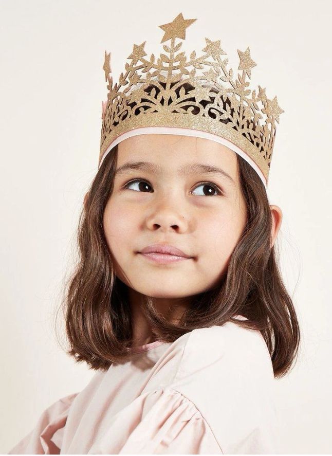 Couronne étoilée à paillettes
