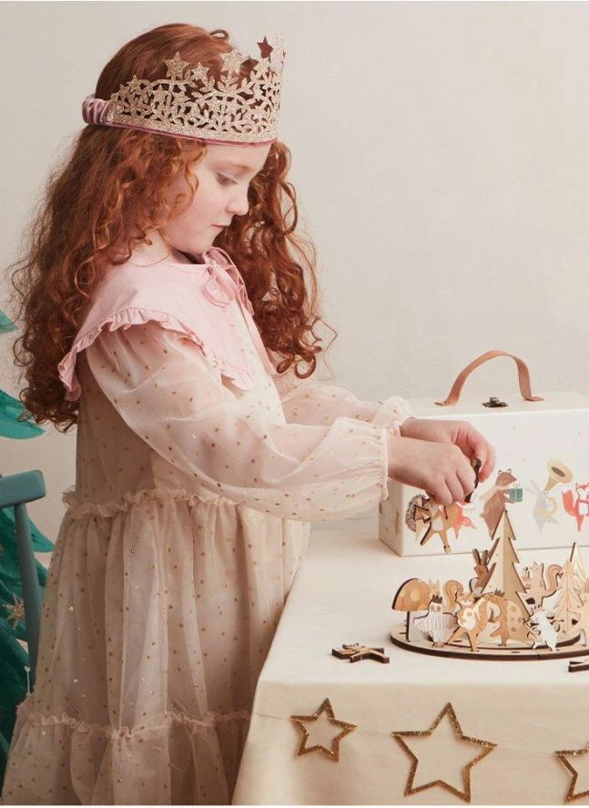Couronne étoilée à paillettes