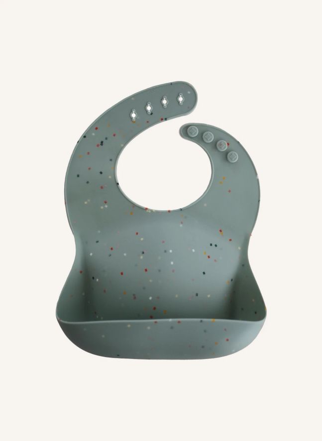 Bavoir en silicone | Sauge