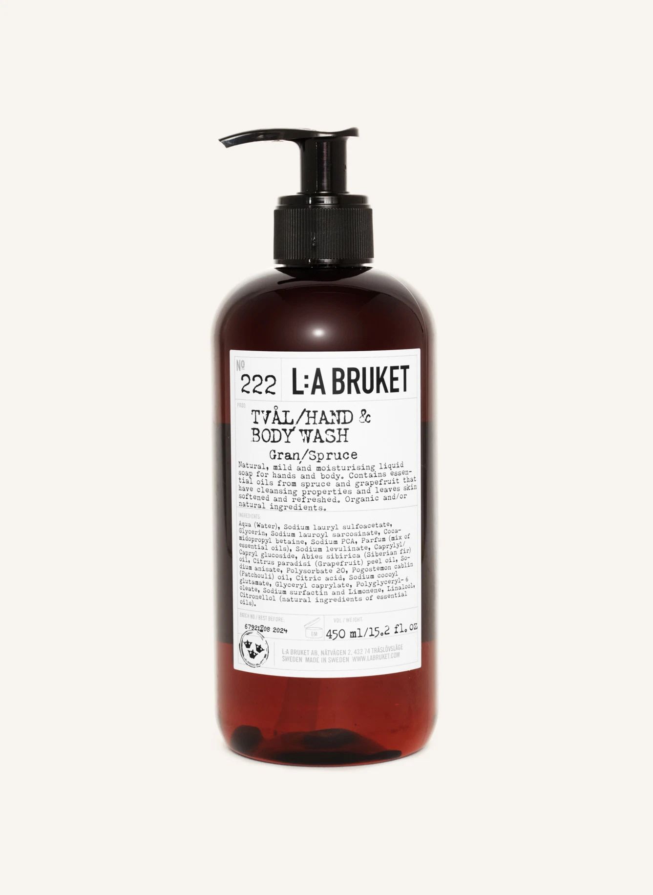 Nettoyant mains & corps Épicéa 222 - 450 ml- Image produit n°0