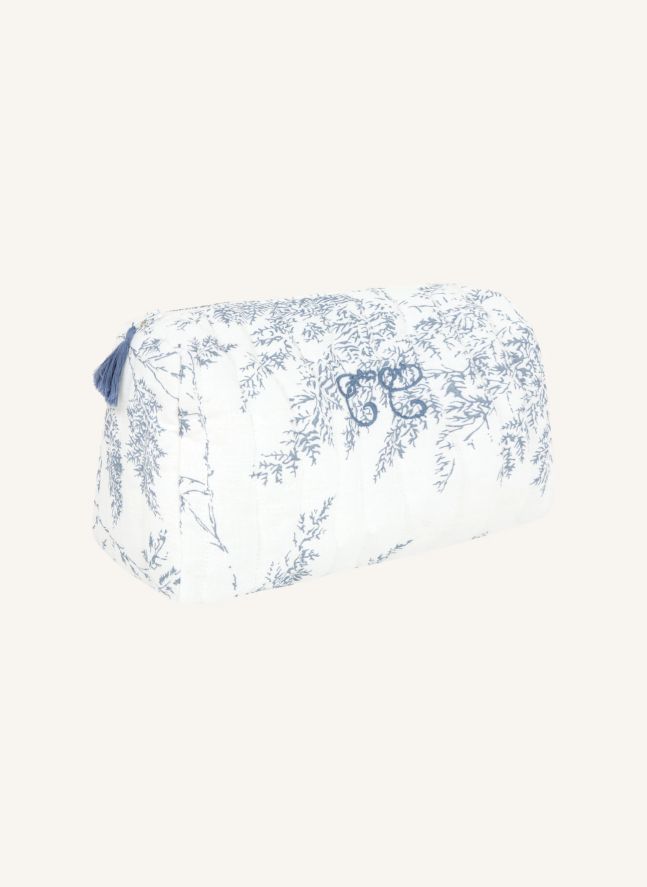 Trousse de toilette Feuillage | Bleu marine