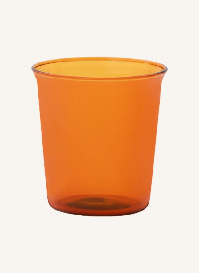 Cast Single Wall Glass - 250 ml | Amber