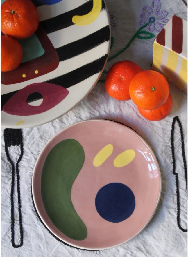 Daphné Ceramic Plate | Siena
