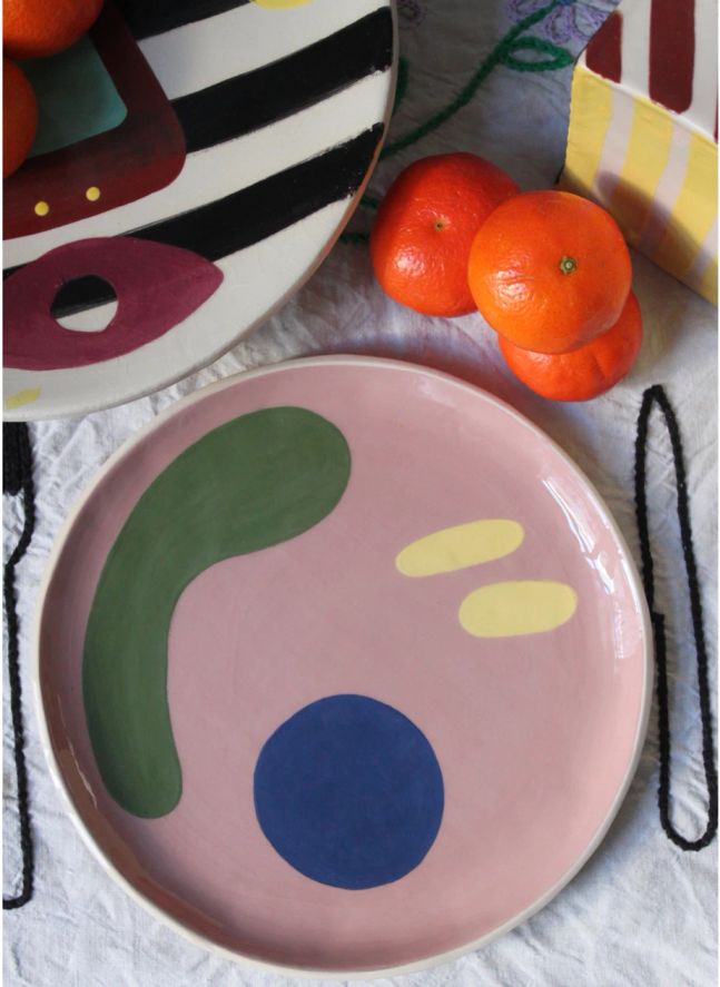 Daphné Ceramic Plate | Siena