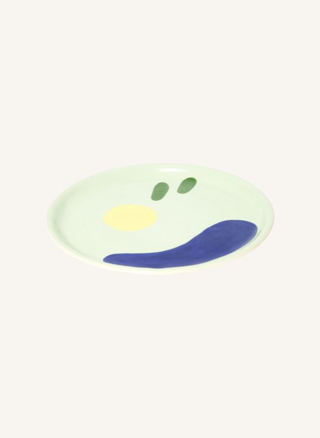Daphné Ceramic Plate | Mint Green