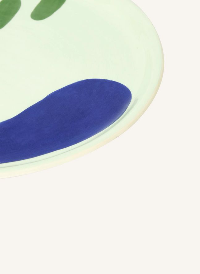 Daphné Ceramic Plate | Mint Green