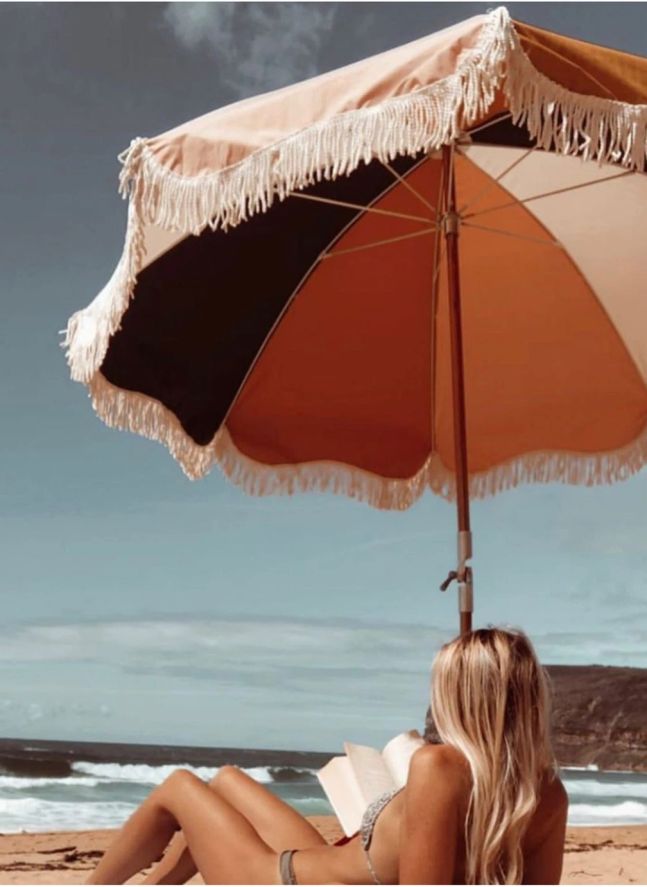 Parasol frangé Premium