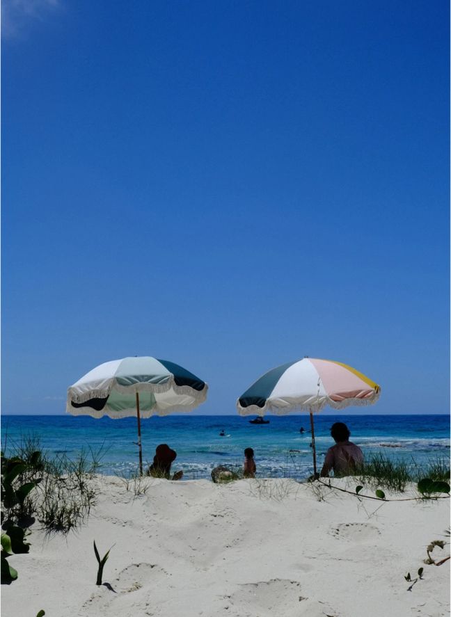 Parasol frangé Premium