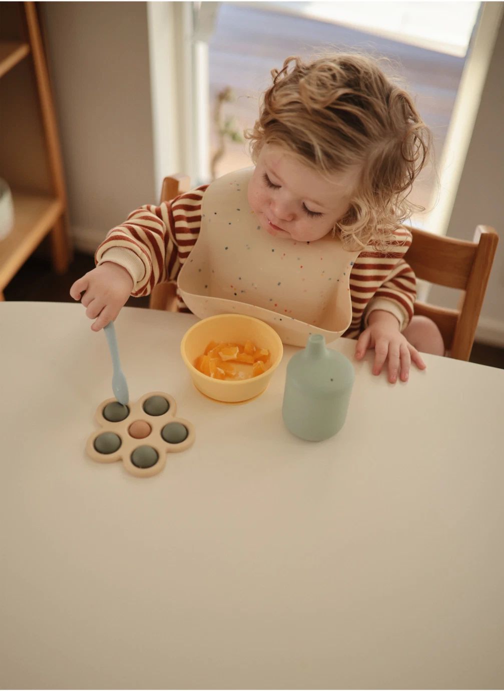 Jouet pop it en silicone | Vert- Image produit n°1
