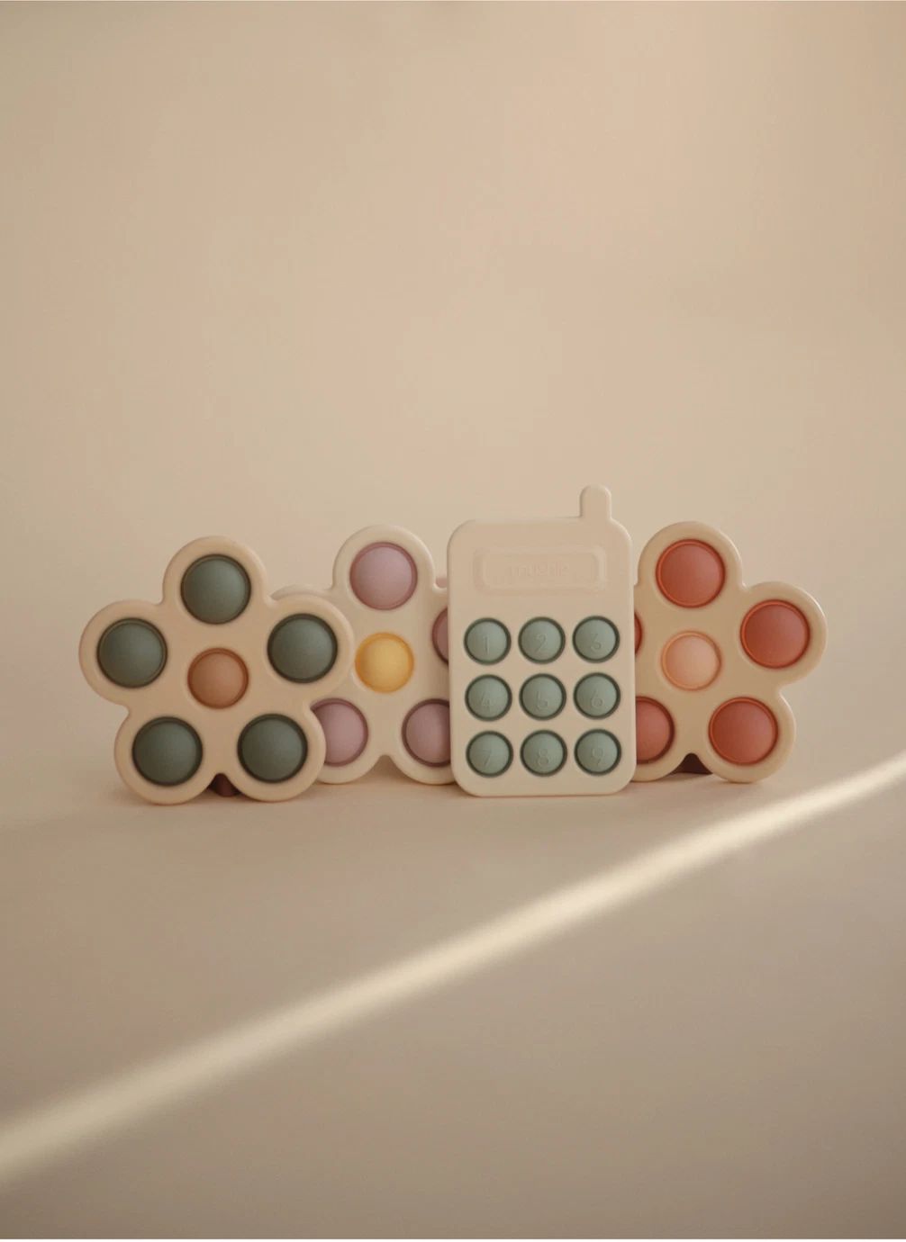 Jouet pop it en silicone | Vert- Image produit n°2
