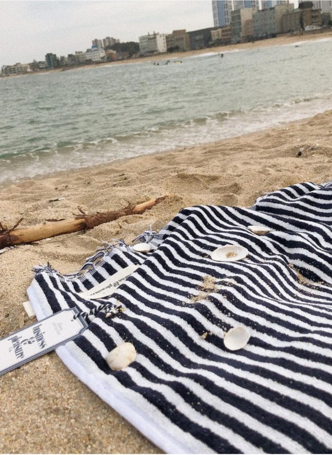 Serviette de plage | Bleu marine