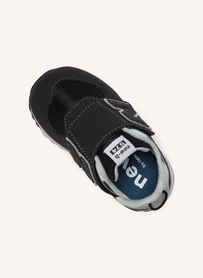 Baskets 574 New-B Scratchs | Noir
