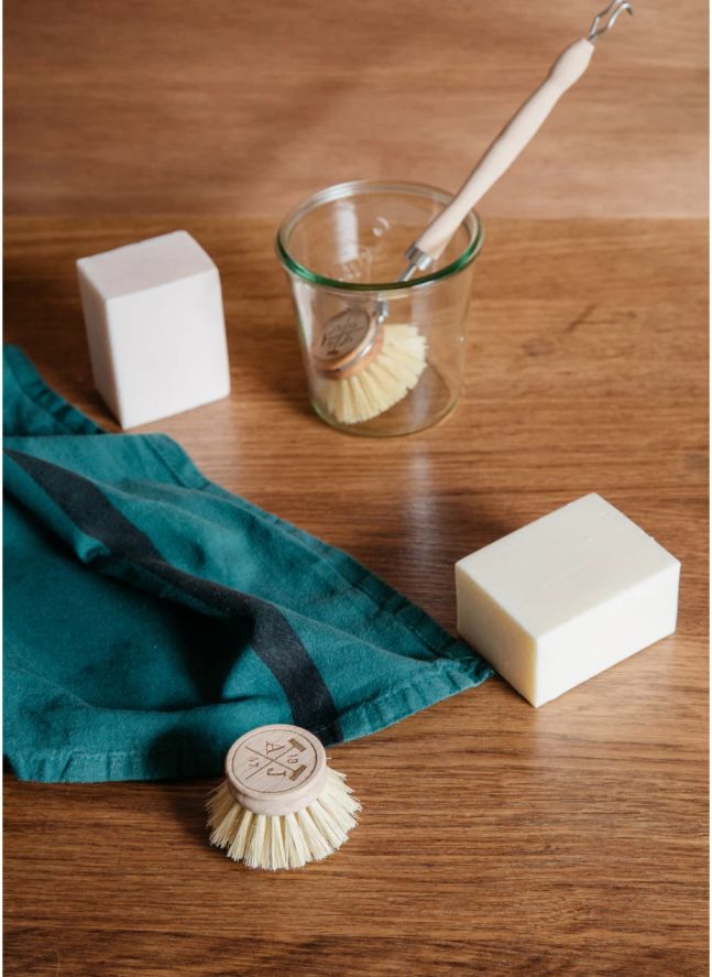 Produit vaisselle solide - Menthe Citron | Blanc