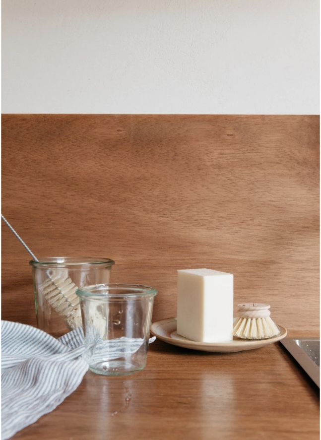 Produit vaisselle solide - Menthe Citron | Blanc