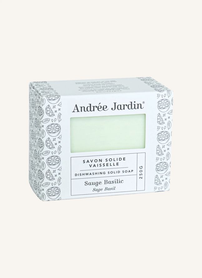 Produit vaisselle solide - Sauge Basilic | Blanc