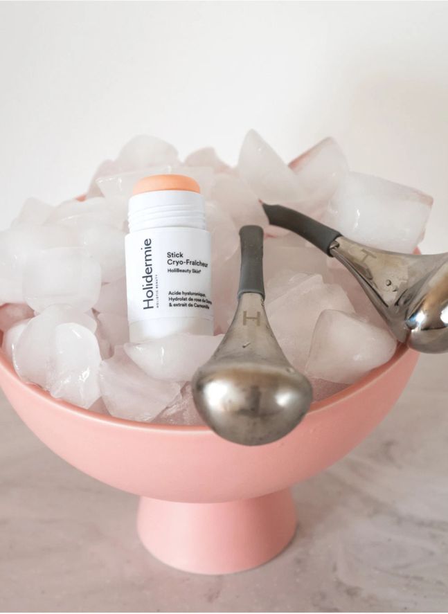 Globes de cryothérapie visage | Argenté