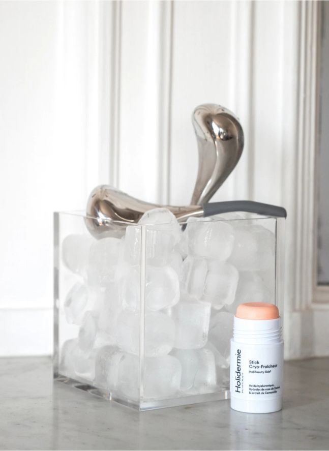 Globes de cryothérapie visage | Argenté