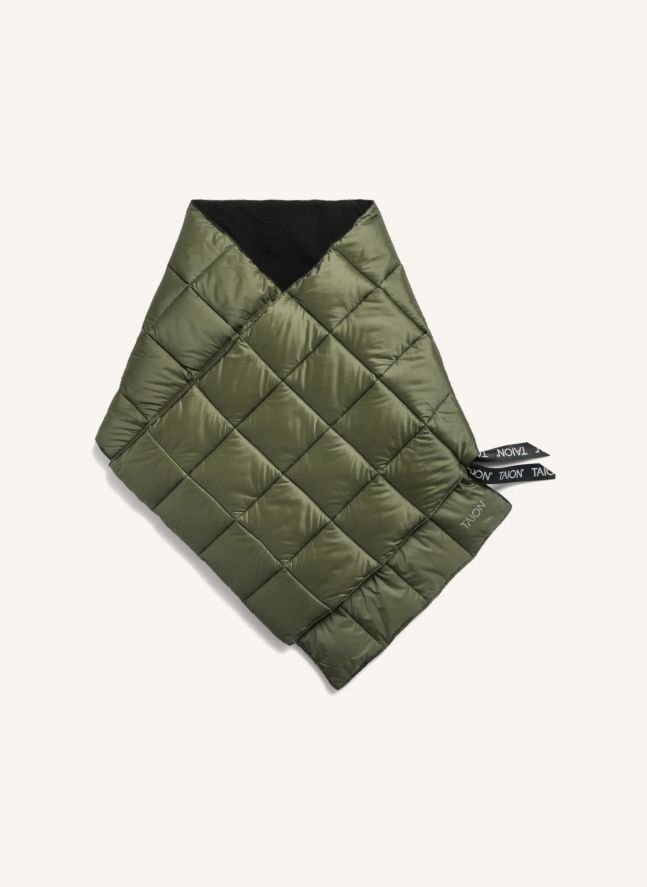 Quilted Scarf | Olive green