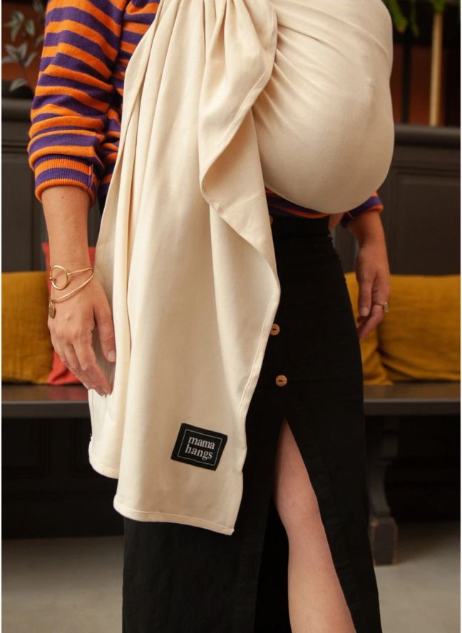 Organic Cotton Baby Sling | Ecru