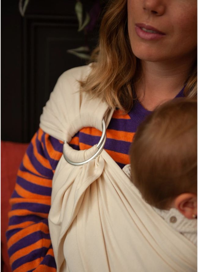Organic Cotton Baby Sling | Ecru