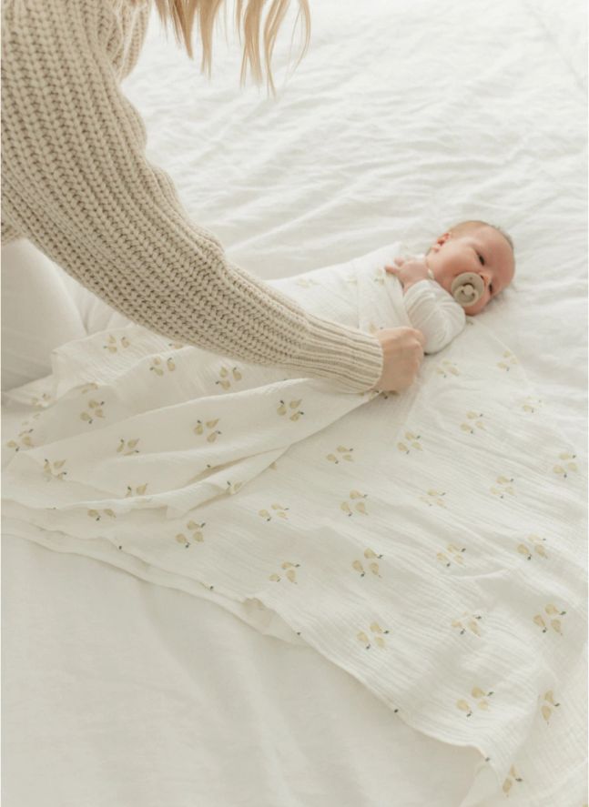 Lange d'emmaillotage Pear en coton bio | Pear