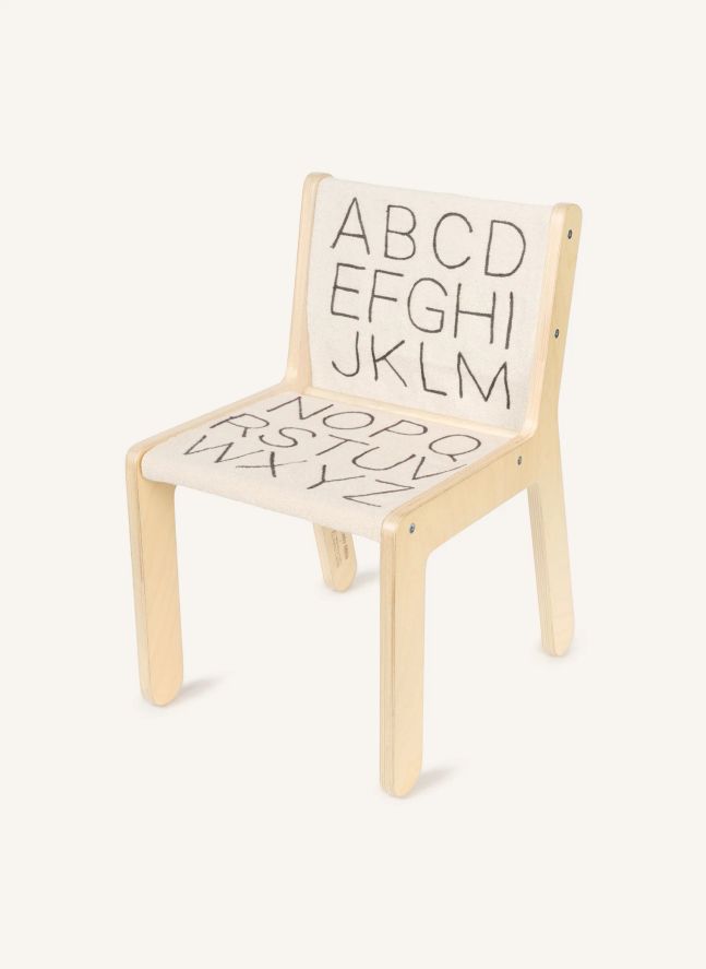 Chaise Sillita en bouleau déhoussable | Ecru