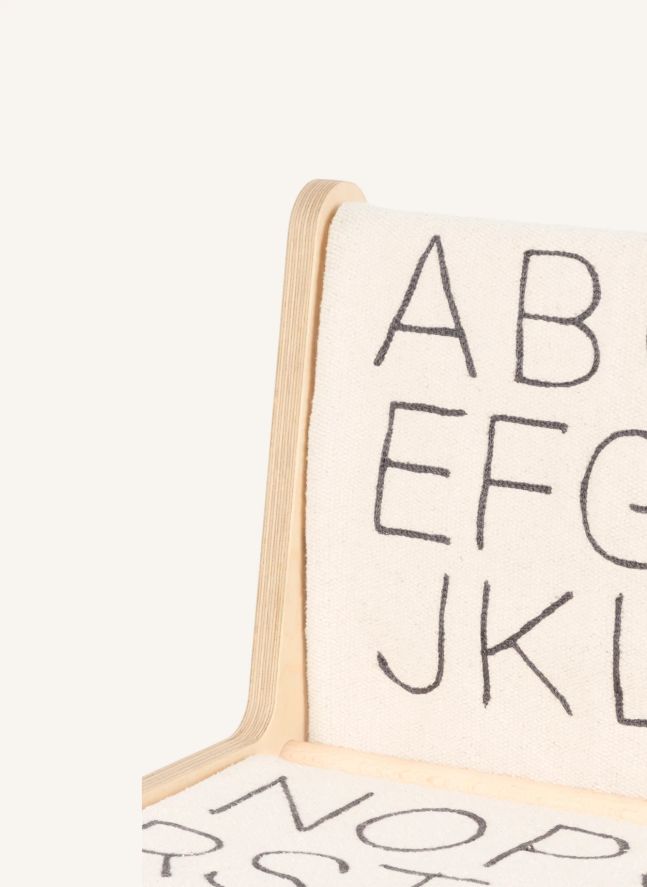 Chaise Sillita en bouleau déhoussable | Ecru