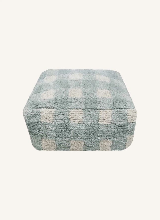 Pouf Vichy | Sauge