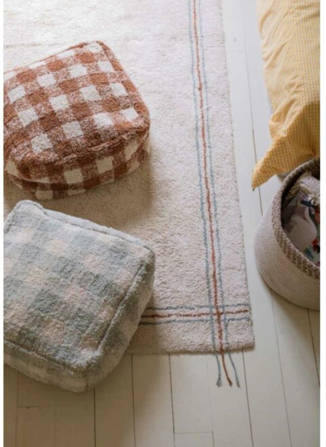 Pouf Vichy | Sauge