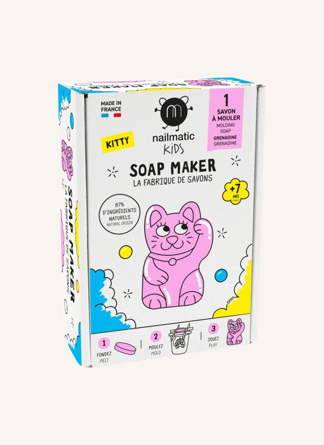 Coffret La Fabrique de savons Kitty  - 1 savon | Rose