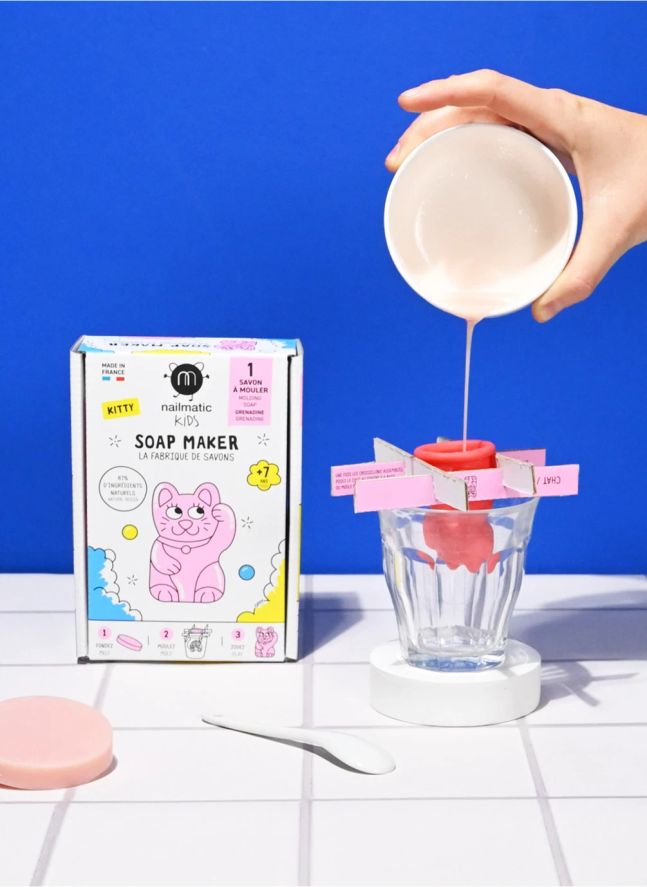 Coffret La Fabrique de savons Kitty  - 1 savon | Rose