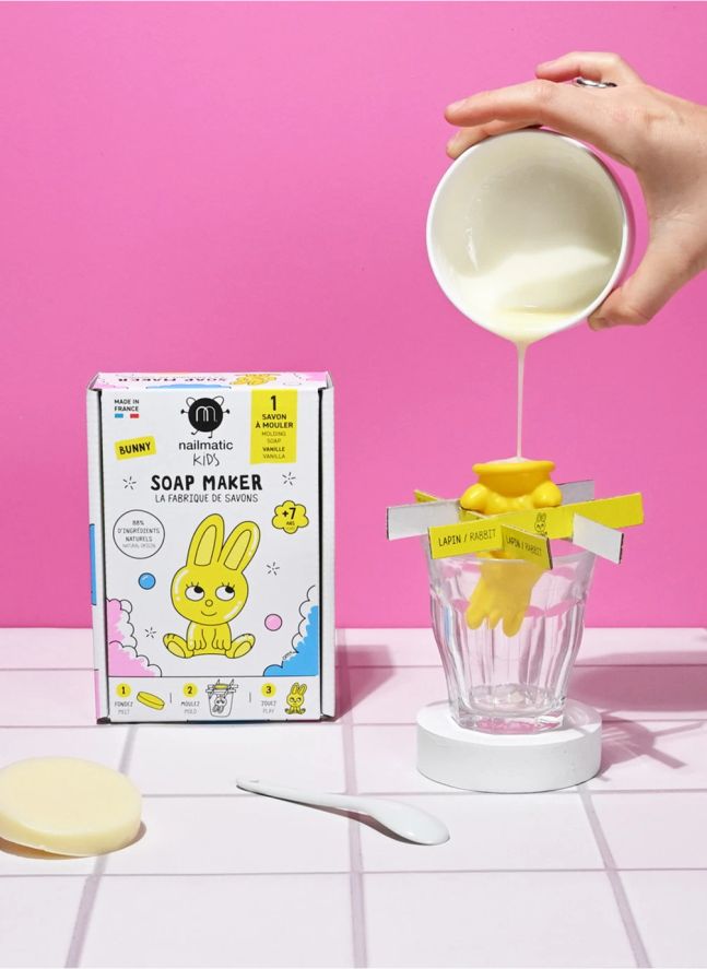 Coffret La Fabrique de savons Bunny - 1 savon | Jaune