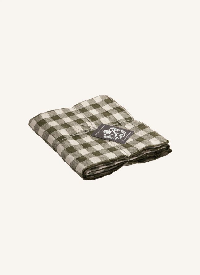 Nappe Bourdon en toile vintage vichy | Laurier